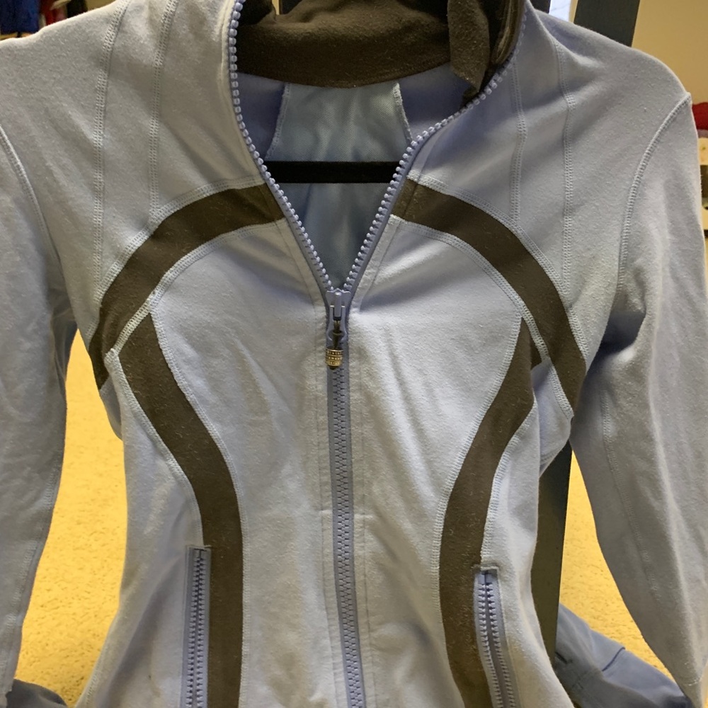 Light Blue Original Lulu Lemon Zip up
